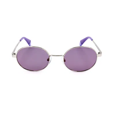 Polaroid Metal Sunglasses In Silver