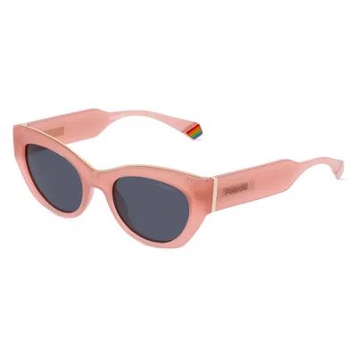 Polaroid Multicolor Resin Sunglasses In Pink