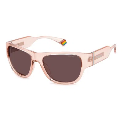 Polaroid Multicolor Resin Sunglasses In Pink