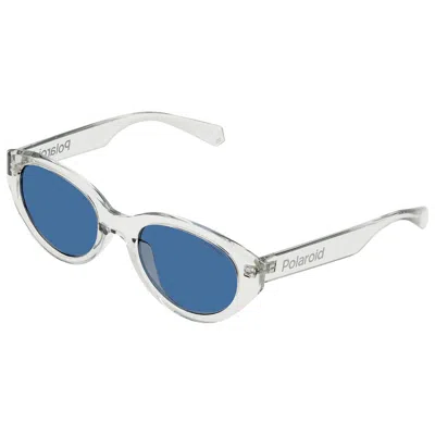Polaroid Oval Ladies Sunglasses Pld6051gs0kb752 In Blue