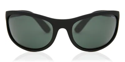 Polaroid P7334 Polarized 9ca/rc Men's Sunglasses Black Size 63