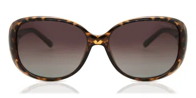 Polaroid P8430 Polarized 581/la Occhiali Da Sole Tartarugatishell Per Donna In Brown