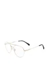 Polaroid Unisex 55 Mm Gold Opticals In Gold