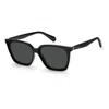 Polaroid Plastic Women's Sunglasses In Black