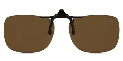 Polaroid Pld 0003/c-on Clip-on Only Polarized Dl5/ig Men's Sunglasses Brown Size 59
