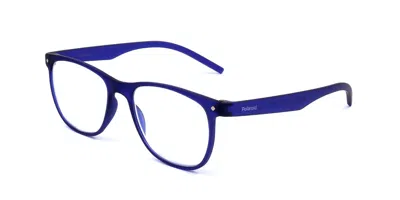 Polaroid Pld 0019/r Readers Rct Men's Glasses Blue Size +3.00 - Free Lenses - Blue Light Block Available In Matte Blue