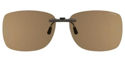 Polaroid Pld 1002/c-on Clip-on Only Polarized Upw/ig Men's Sunglasses Brown Size 59