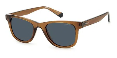 Polaroid Pld 1016/s/new Polarized 09q/c3 Men's Sunglasses Brown Size 50