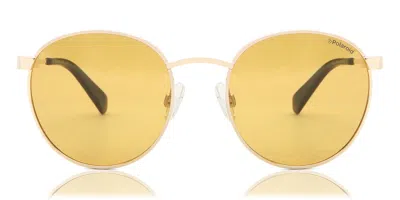 Polaroid Pld 2053/s/li Polarized 1kz Occhiali Da Sole Arancioni Per Uomo In Gold