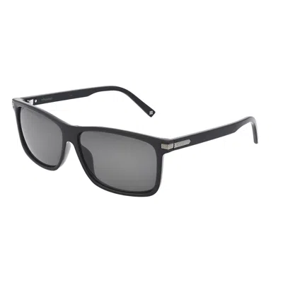 Polaroid Pld 2075/s/x 807 M9 Unisex Rectangle Sunglasses In Black