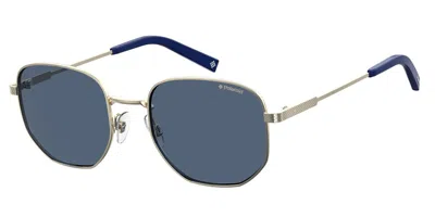 Polaroid Pld 2081/s/x Polarized 3yg/c3 Men's Sunglasses Gold Size 51