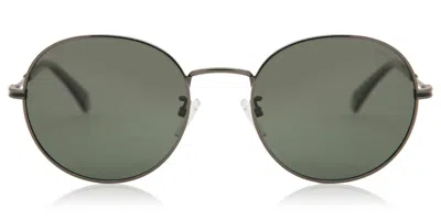 Polaroid Pld 2093/g/s Vestibilità Orientale Polarized Kj1/uc Occhiali Da Sole Grigi Per Uomo In Black