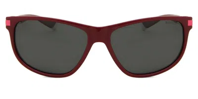 Polaroid Pld 2099/s 0th/m9 Occhiali Da Sole Rossi Per Uomo In Red