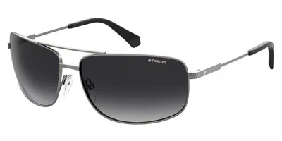 Polaroid Pld 2101/s R80/wj Men's Sunglasses Grey Size 63 In Dark Ruthenium