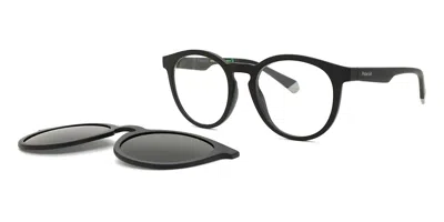 Polaroid Pld 2132/cs With Clip-on Men's Glasses, Black, Size 49