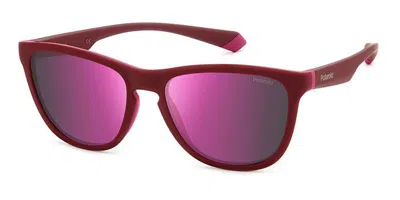 Polaroid Pld 2133/s Dhv/ai Men's Sunglasses Burgundy Size 56