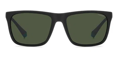 Polaroid Pld 2141/s Polarized 3ol/uc Occhiali Da Sole Neri Per Uomo In Multi