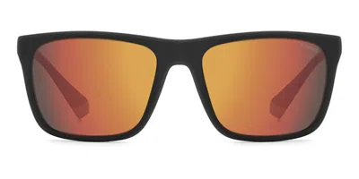 Polaroid Pld 2141/s Polarized Rc2/oz Occhiali Da Sole Neri Per Uomo In Multi