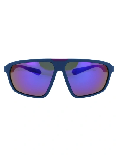 Polaroid Pld 2142/s Sunglasses In 802mf Semimattblue Violet Azure