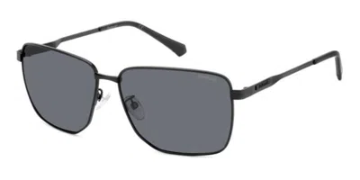 Polaroid Pld 2143/g/s/xn Asian Fit Polarized 807/m9 Men's Sunglasses Black Size 62