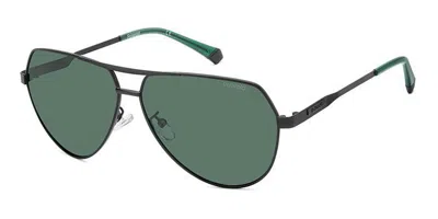 Polaroid Pld 2145/g/s/x Asian Fit 003/uc Men's Sunglasses Black Size 62