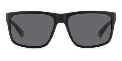 Polaroid Pld 2149/s Polarized 8lz/m9 Men's Sunglasses Black Size 57 In Green
