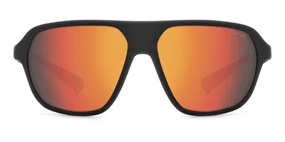 Polaroid Pld 2152/s Polarized Rc2/oz Men's Sunglasses Black Size 59 In Multi