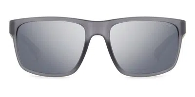 Polaroid Pld 2157/s Polarized Riw/ex Men's Sunglasses Grey Size 57 In Yellow