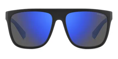 Polaroid Pld 2162/s Polarized 0vk/5x Men's Sunglasses Black Size 56