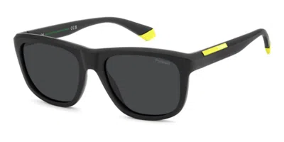 Polaroid Pld 2163/s Polarized Pgc/m9 Men's Sunglasses Black Size 54 In Metallic