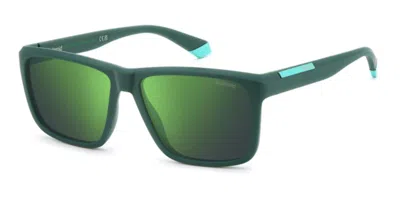 Polaroid Pld 2164/s Polarized 2ml/5z Men's Sunglasses Blue Size 58 In Neutral