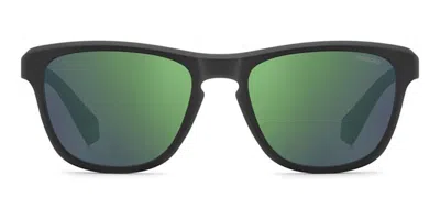 Polaroid Pld 2168/s Polarized 3ol/5z Occhiali Da Sole Neri Per Uomo In Black