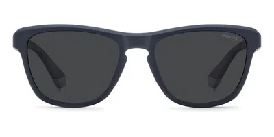 Polaroid Pld 2168/s Polarized 4nz/m9 Occhiali Da Sole Blu Per Uomo In Blue