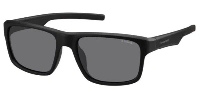 Polaroid Pld 3018/s Polarized Dl5/y2 Men's Sunglasses Black Size 55
