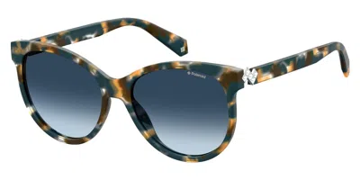 Polaroid Pld 4079/s/x Cvt/z7 Women's Sunglasses Tortoiseshell Size 57 In Brown