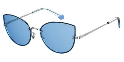 Polaroid Pld 4092/s Polarized Kuf/c3 Occhiali Da Sole Blu Per Uomo In Black