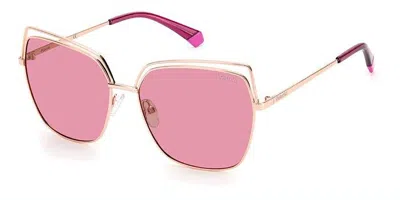 Polaroid Pld 4093/s Ddb/0f Occhiali Da Sole Oro Per Donna In Gold