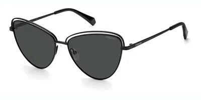 Polaroid Pld 4094/s 807/m9 Women's Sunglasses Black Size 57