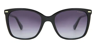 Polaroid Pld 4108/s Polarized 807/wj Occhiali Da Sole Neri Per Donna In Black