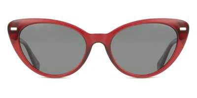 Polaroid Pld 4109/s C9a/m9 Occhiali Da Sole Rossi Per Donna In Neutral