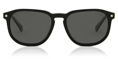 Polaroid Pld 4117/g/s/x Asian Fit 807/m9 Men's Sunglasses Black Size 55