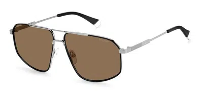 Polaroid Pld 4118/s/x 85k/sp Men's Sunglasses Black Size 59 In Multi