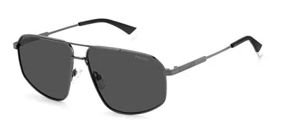 Polaroid Pld 4118/s/x Kj1/m9 Men's Sunglasses Grey Size 59 In Gray