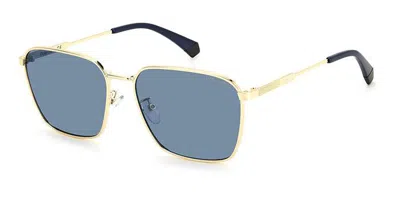 Polaroid Pld 4120/g/s/x Asian Fit Lks/xn Men's Sunglasses Gold Size 59