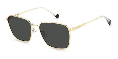 Polaroid Pld 4120/g/s/x Asian Fit Loj/m9 Men's Sunglasses Gold Size 59