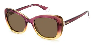 Polaroid Pld 4132/s/x S2n/sp Women's Sunglasses Yellow Size 53