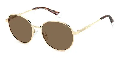 Polaroid Pld 4135/s/x 01q/sp Men's Sunglasses Gold Size 54