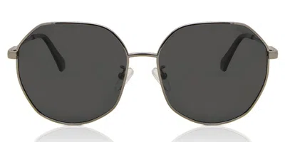 Polaroid Pld 4140/g/s/x Asian Fit Polarized Kb7/m9 Women's Sunglasses Grey Size 59 In Gray