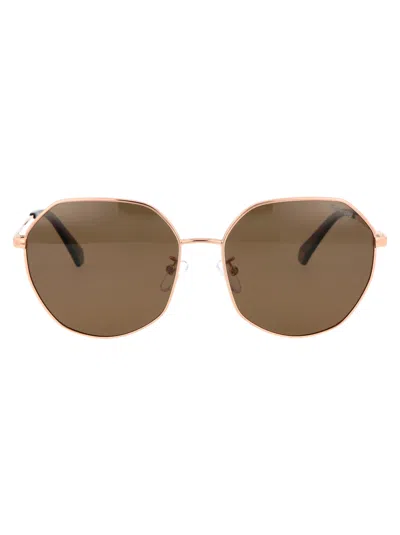 Polaroid Pld 4140/g/s/x Sunglasses In Ddbsp Gold Copper