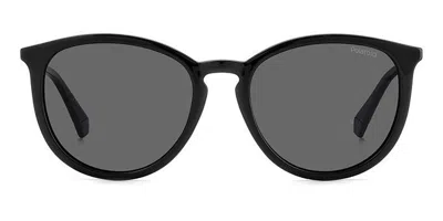Polaroid Pld 4143/s/x Polarized 807/m9 Men's Sunglasses Black Size 53